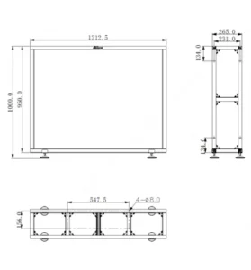 Videovigilancia_Accesorios_Videowall_55_Soporte_Pedestal_DHI-LS550UC-EF-YD1000_Ppal